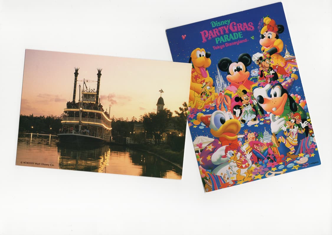 90년대 도쿄디즈니랜드  포스트카드 전 21종 - 2  상품이미지1