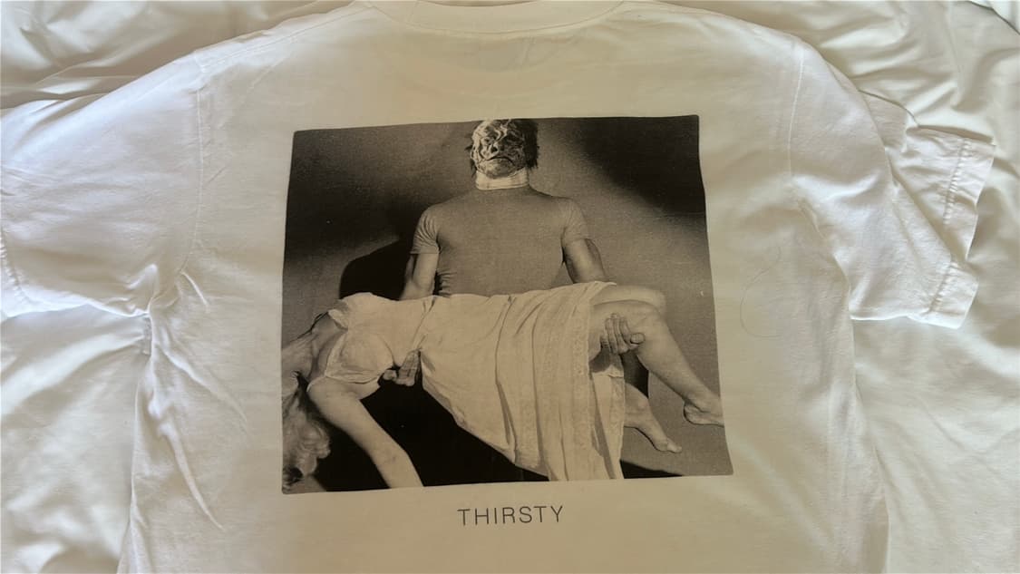 검정치마 thirsty 굿즈 반팔 m사이즈 상품이미지1