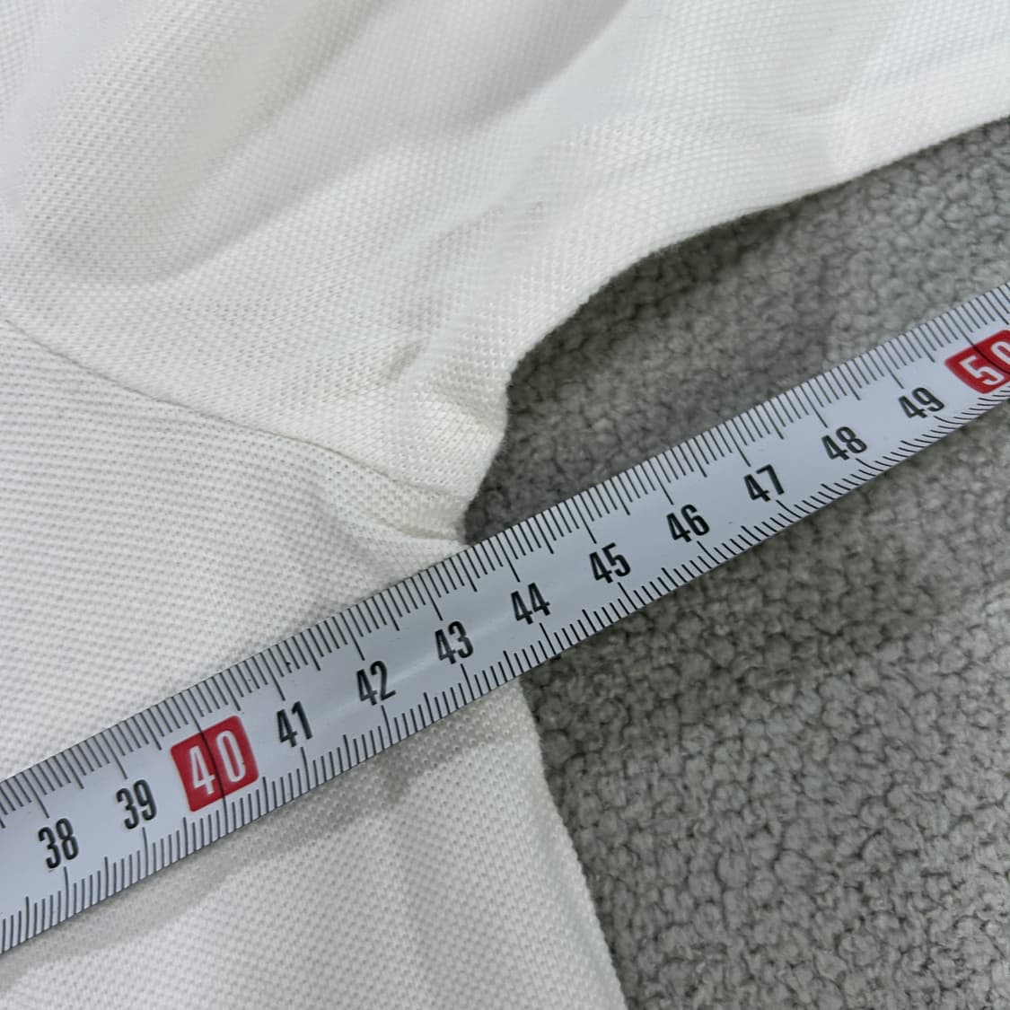 폴로 랄프로렌 화이트 롱슬리브 카라티 XS 상품이미지6