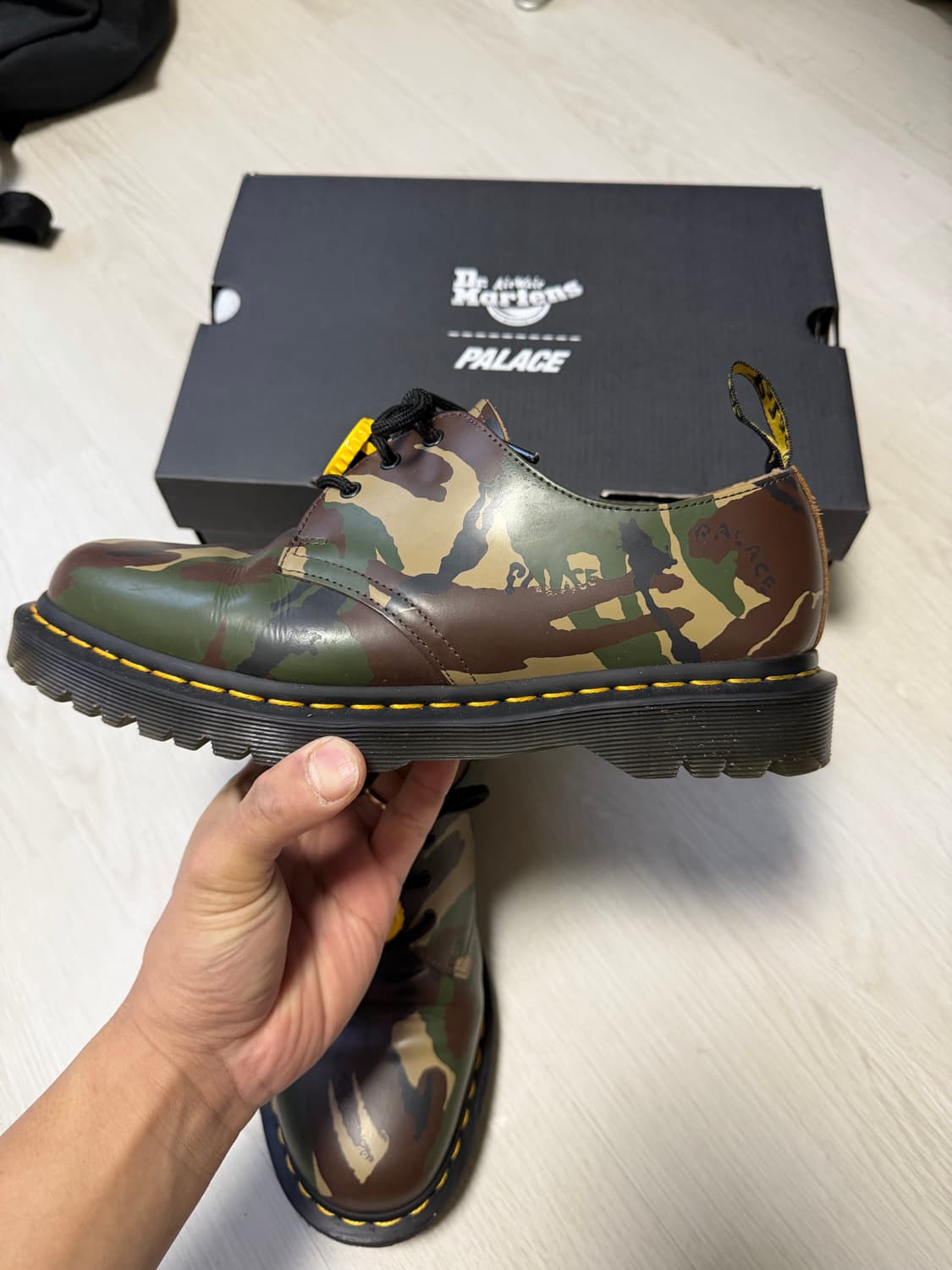 닥터마틴 X 팔라스 1461 카모 슈즈 UK8 (270mm) 판매합니다. 상품이미지3