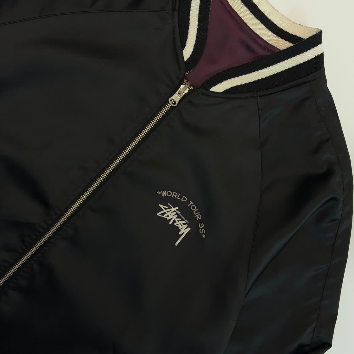 Stussy 스투시 35주년 수베니어 자수 스카쟌 상품이미지3