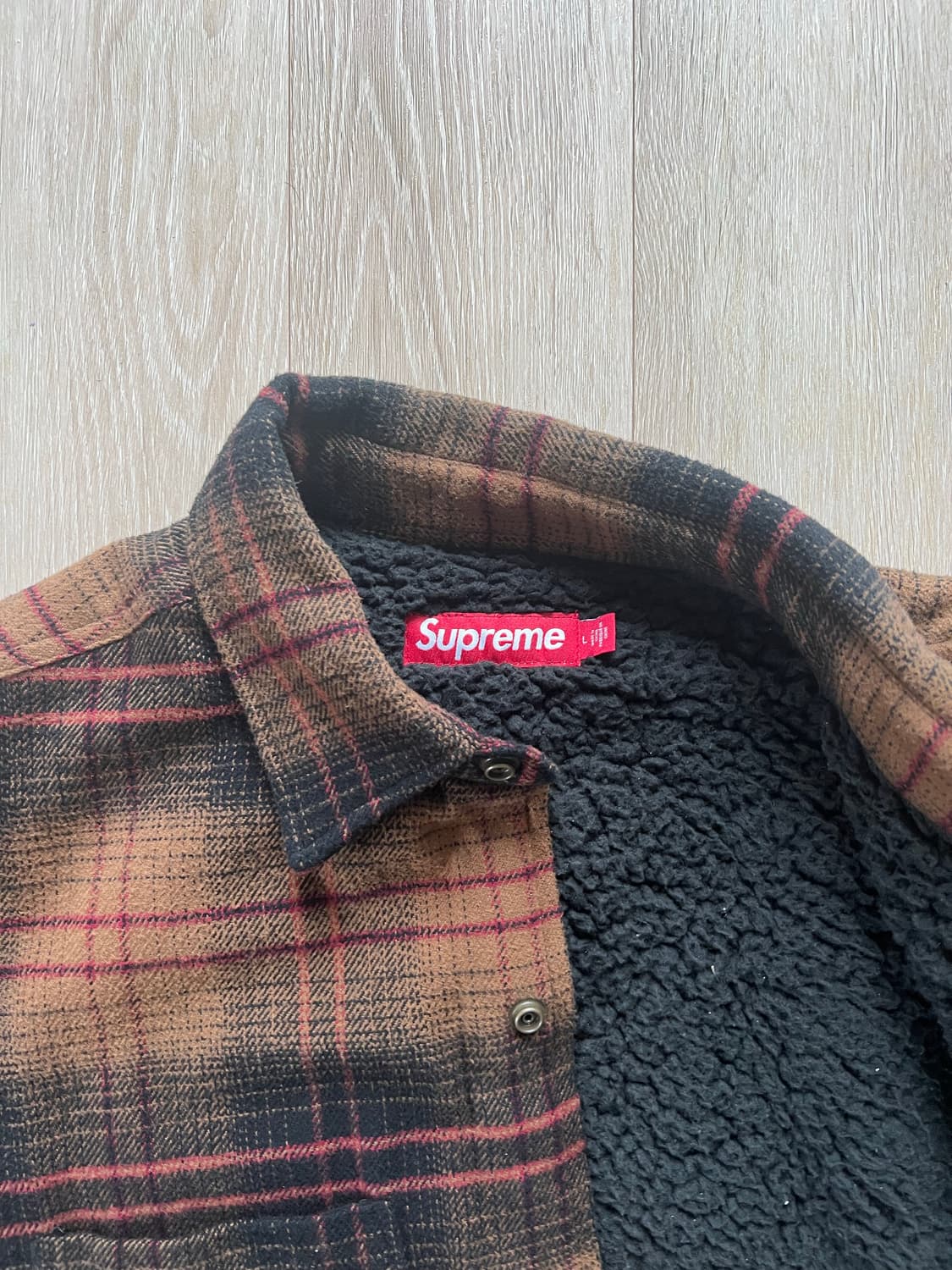 supreme 슈프림 라인드 플란넬 셔츠 상품이미지3