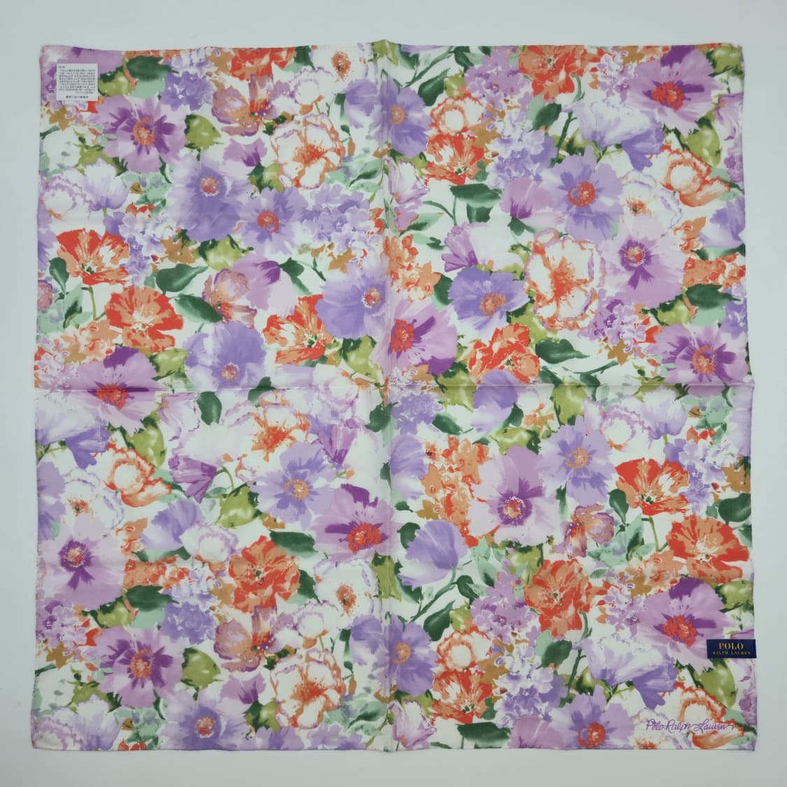 폴로 랄프 로렌 실크 손수건 스카프 [RBCFS11735-113-07] 상품이미지4