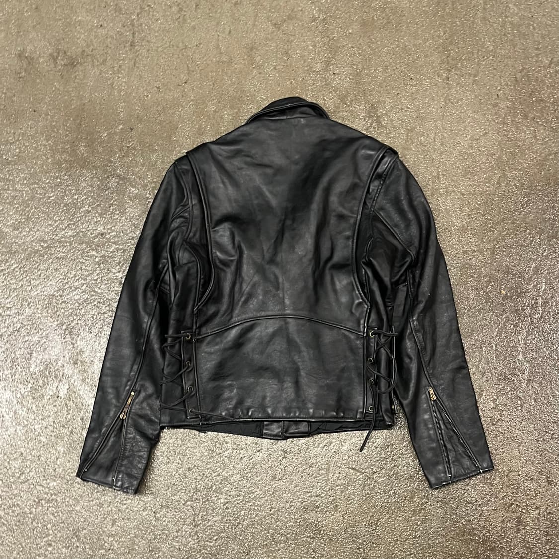 70s 빈티지 소가죽 라이더 자켓 (105) 상품이미지7