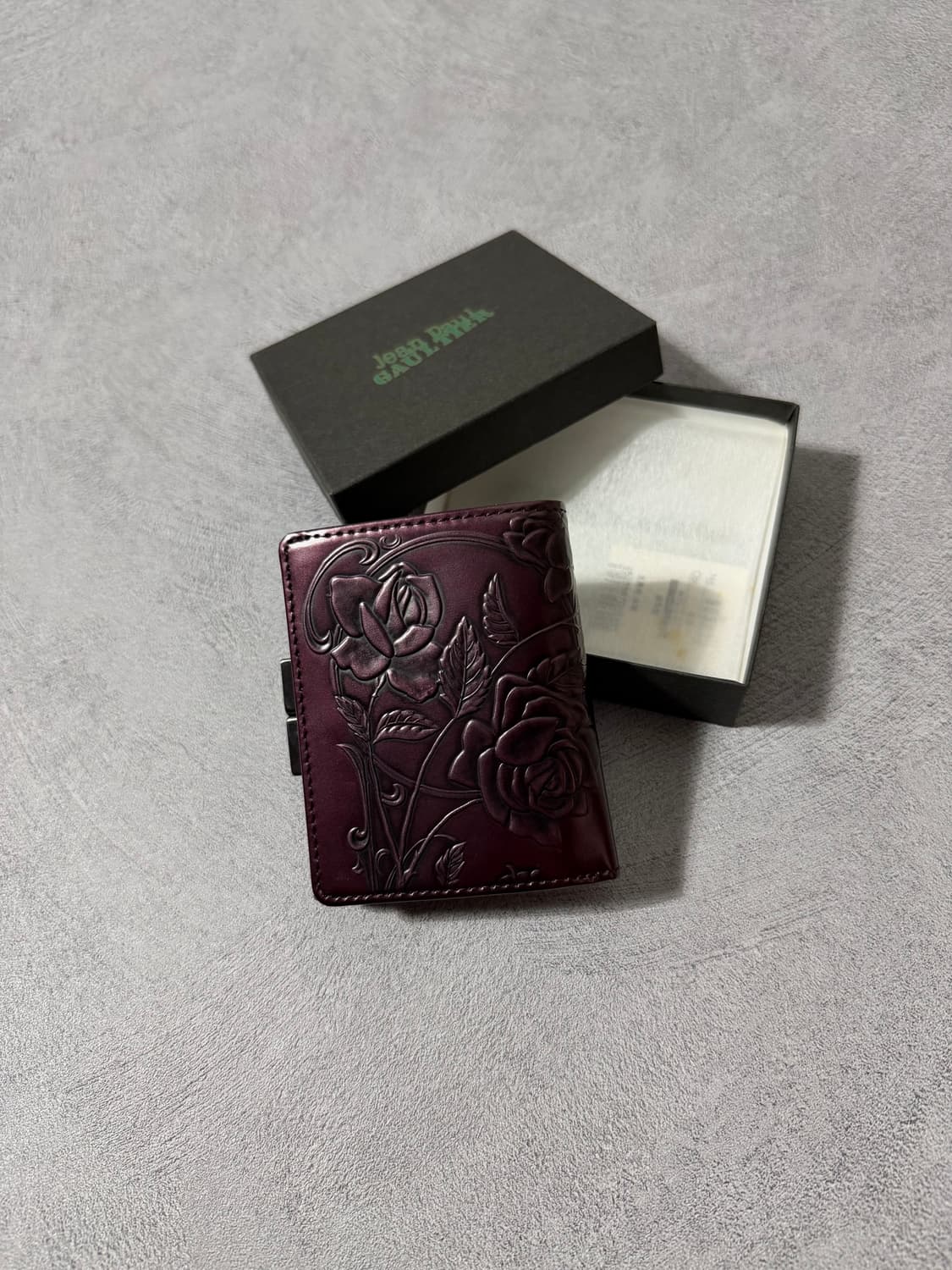 Jean Paul Gaultier Rose Leather Wallet 상품이미지2
