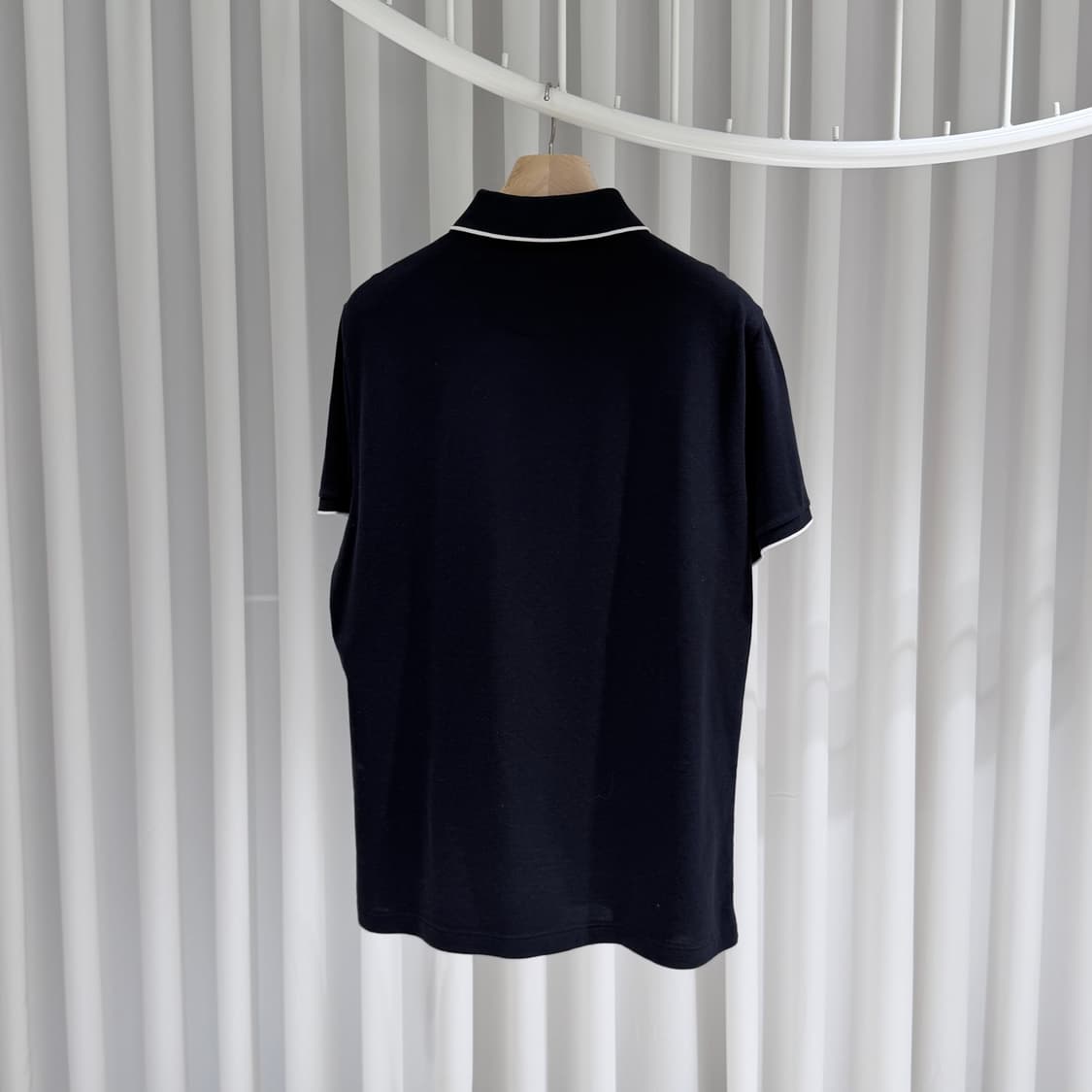(A+/L) / 로로피아나 폴로 포켓 네이비 반팔 셔츠 상품이미지6