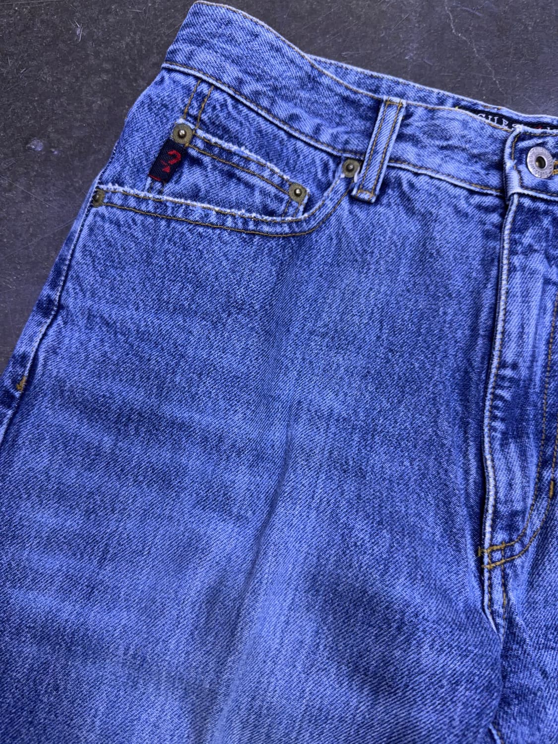 게스 00's 어반핏 페이즐리 리워크 빈티지 데님팬츠 3 상품이미지4