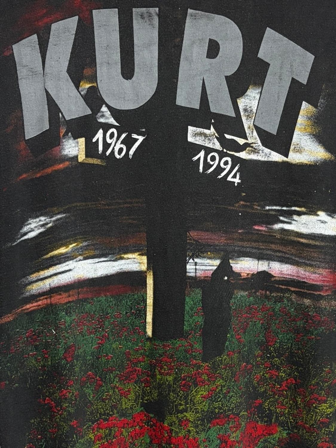 빈티지 90s Kurt Cobain Memorial 커트 코베이 티셔츠 상품이미지3