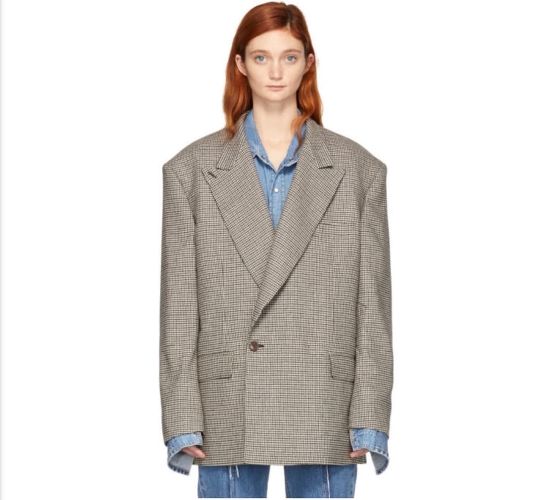 (S)19FW vetements 베트멍 블레이저 뎀나 상품이미지4