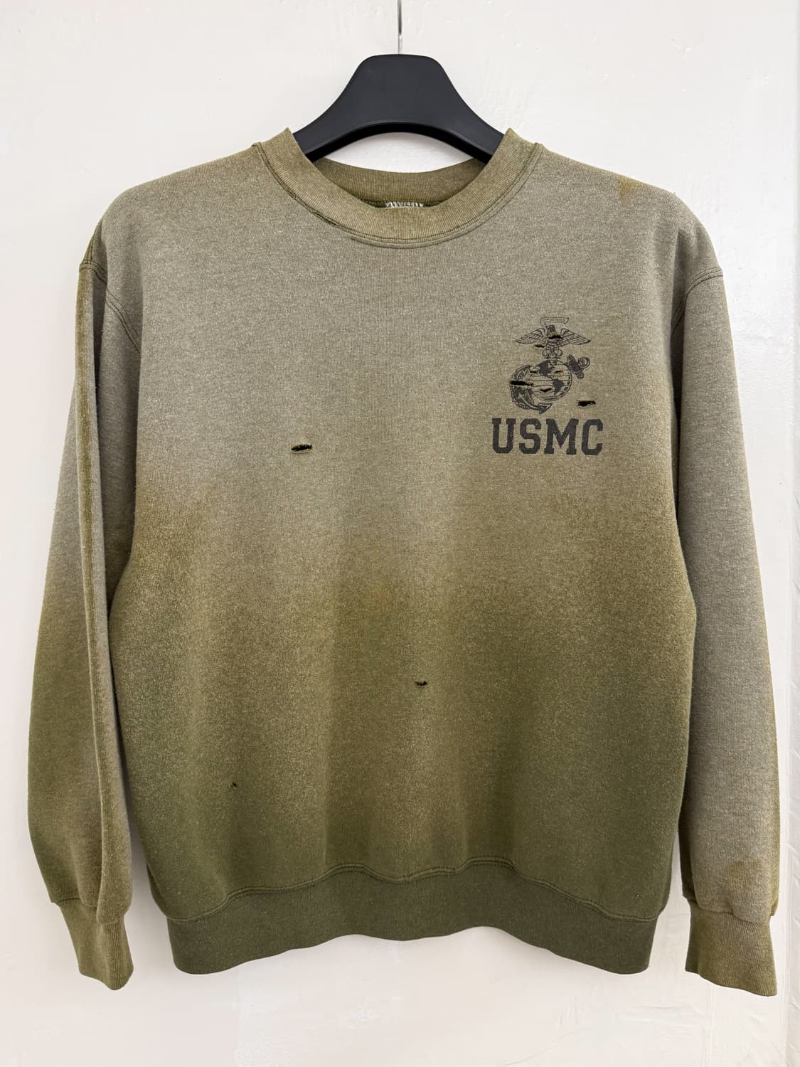 Vintage Faded USMC Distressed Sweatshirt 상품이미지3