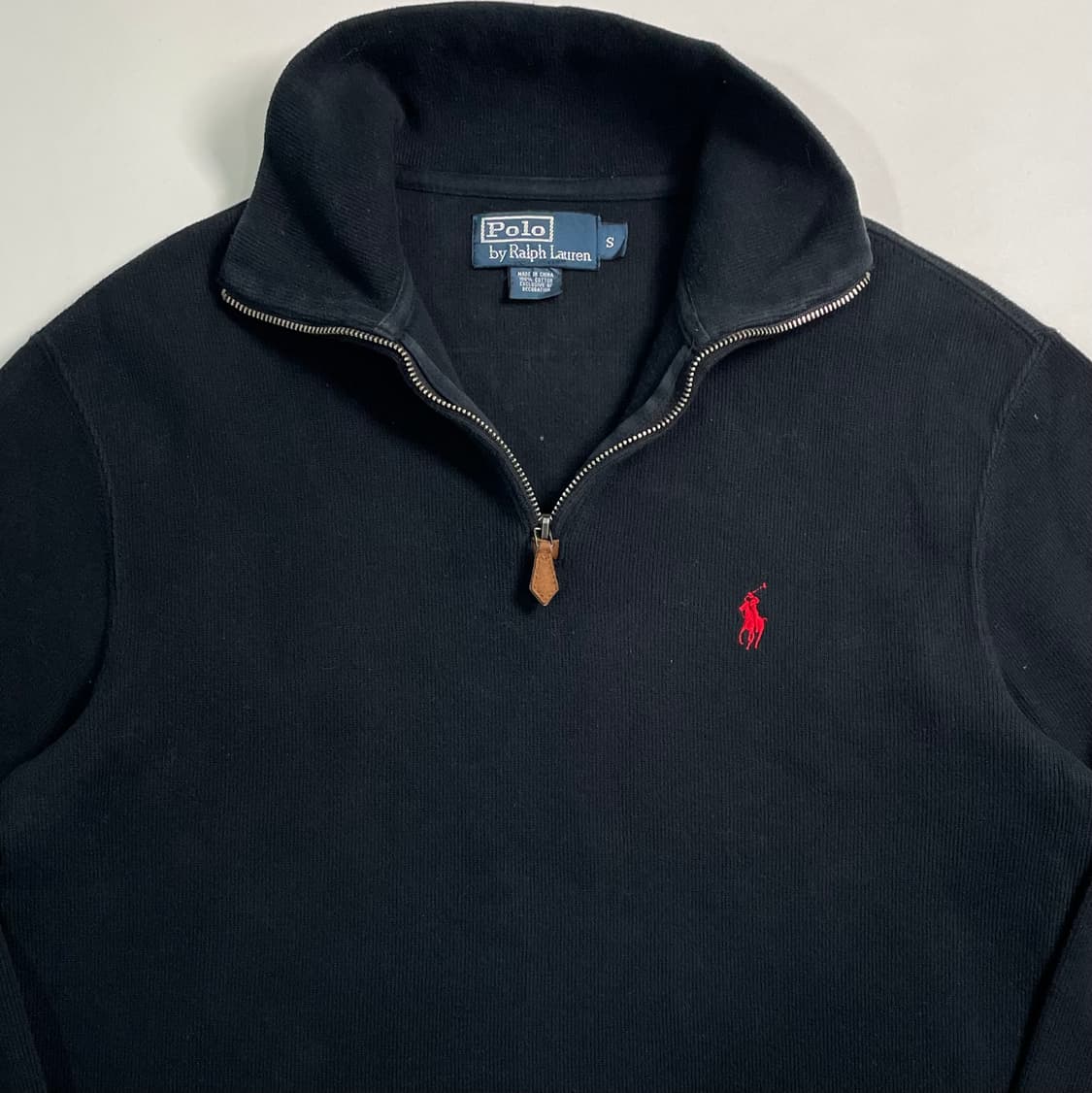 폴로 랄프로렌 블랙 반집업  상품이미지2