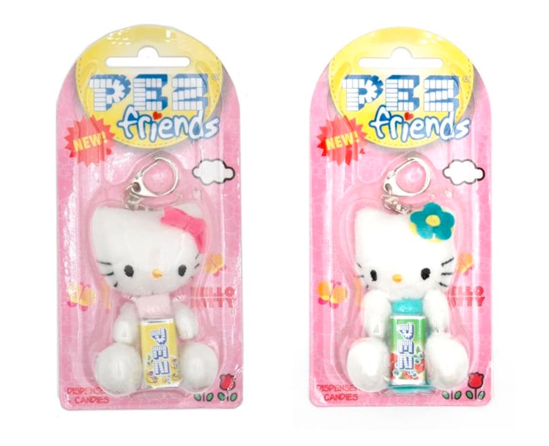 PEZ 키링, 키티, 미니마우스 인형 키링 디스펜서 상품이미지1