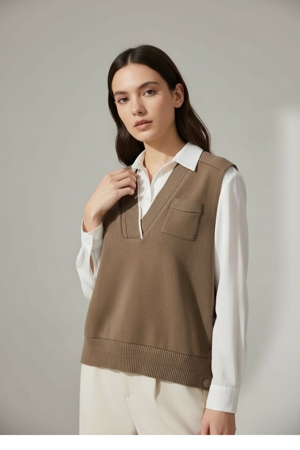 한섬 타임 울 베스트 Free 상품이미지2