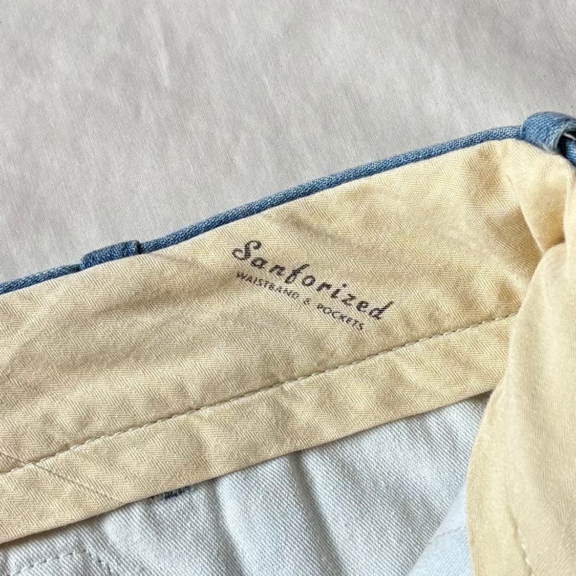 [32] Lee 신치백 세미 와이드 워싱 데님 팬츠 상품이미지5