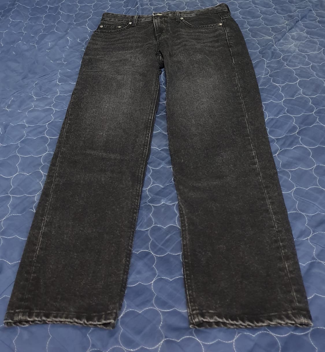 86로드 테이퍼드 데님팬츠 흑청 (28) 상품이미지1