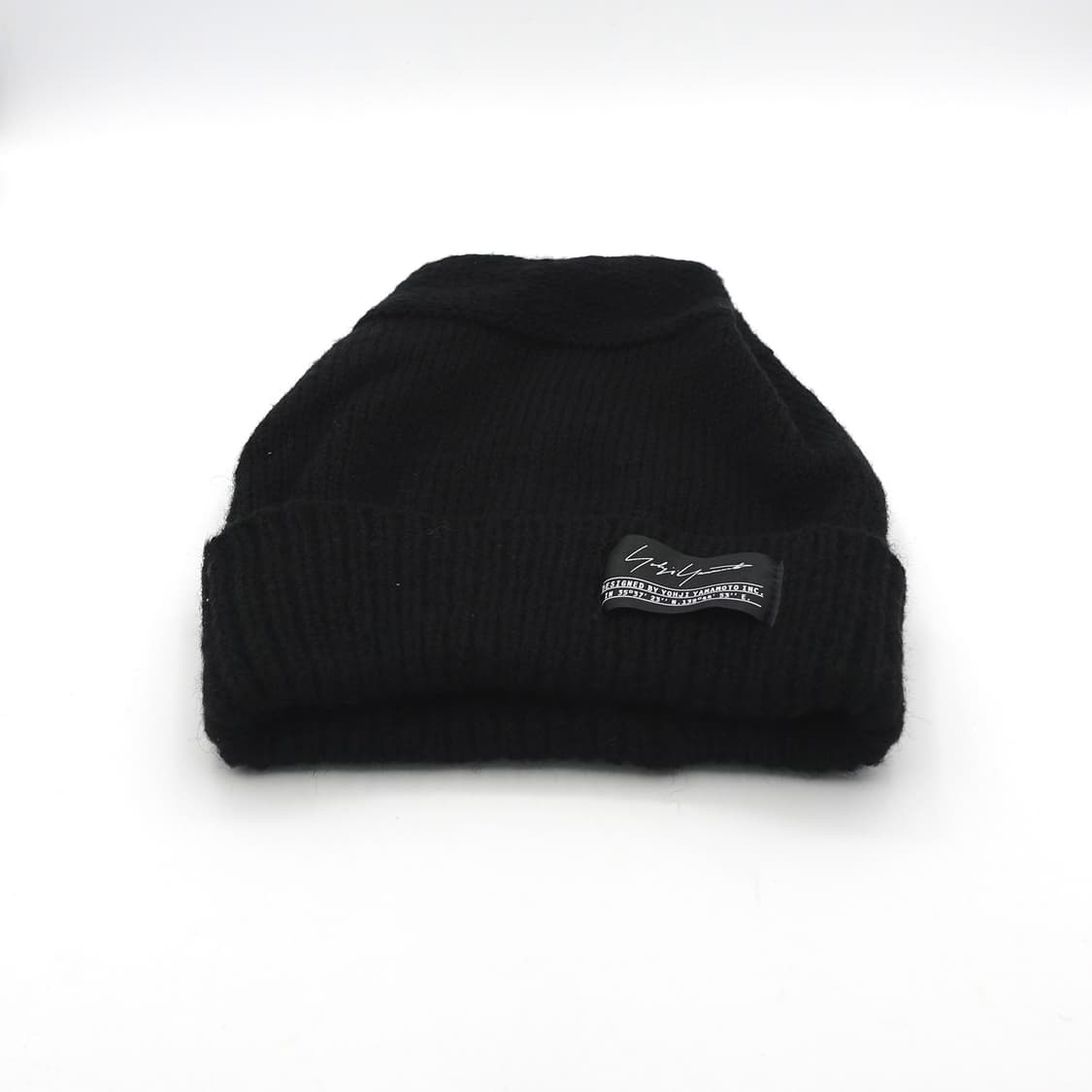 Yohji Yamamoto 요지야마모토 스퀘어 울 블랙 비니 상품이미지3