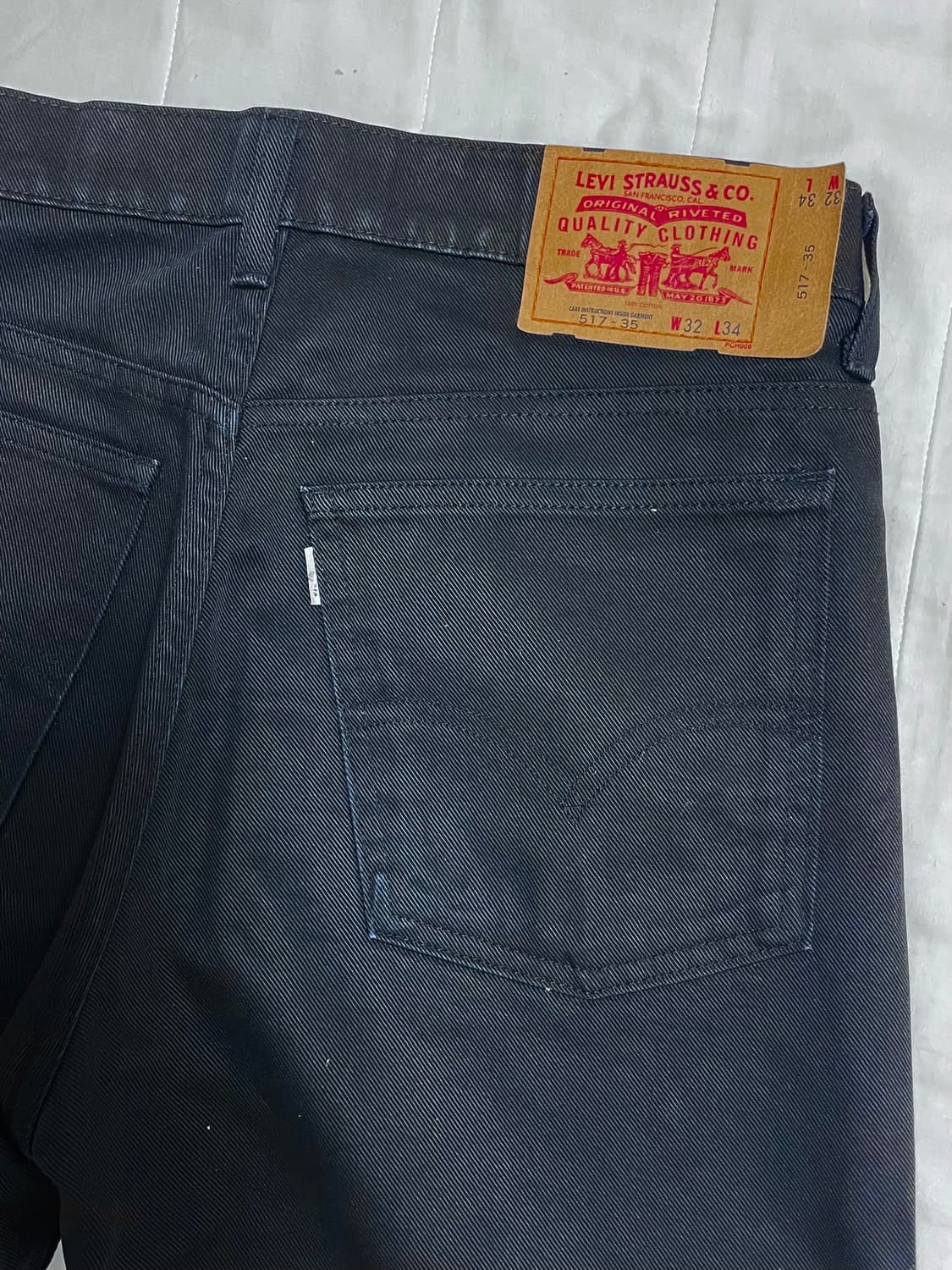 리바이스재팬 90s 517 블랙진 부츠컷 벨바텀 상품이미지7