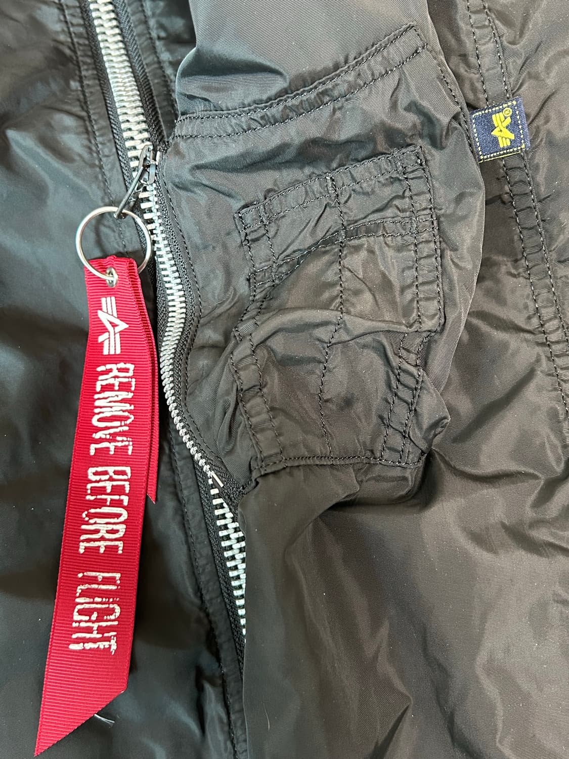 알파인더스트리 블랙 ma-1 리버시브 간절기 자켓 상품이미지7