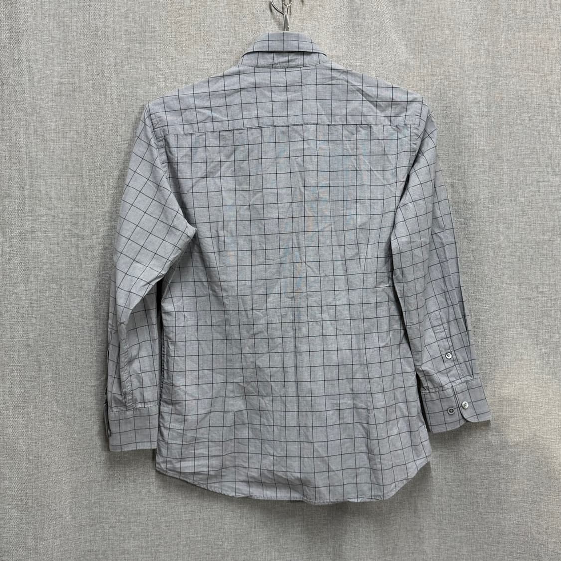 [M] 빈폴 여름용 얇은 체크 긴팔 셔츠 남방 상품이미지4