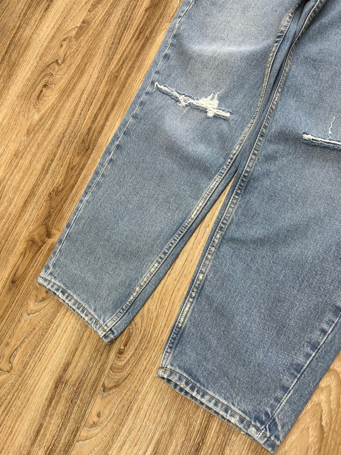 (새상품)자라 디스트레스드 청바지 33 상품이미지6