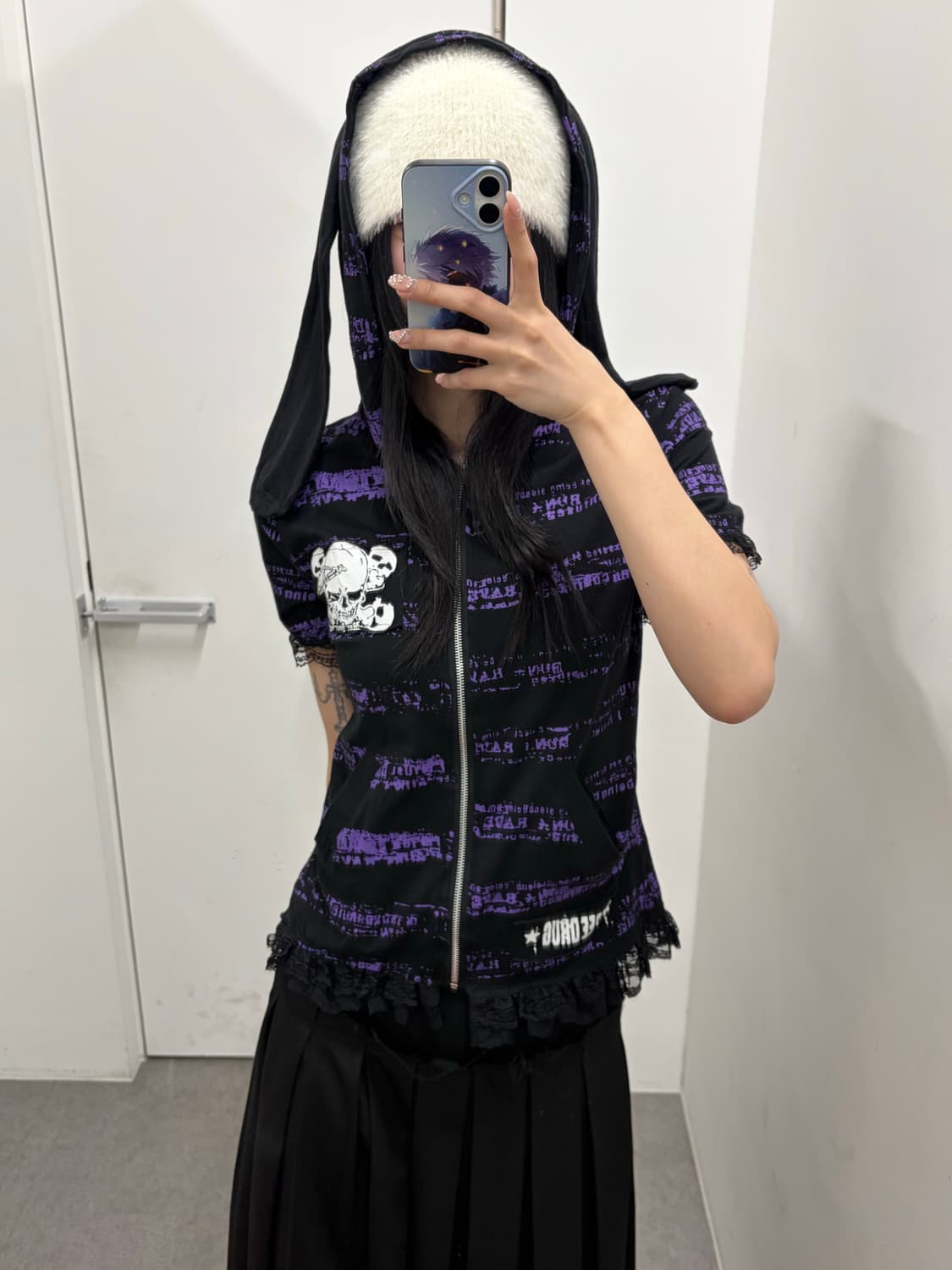 Punk 버니 후드집업 상품이미지3