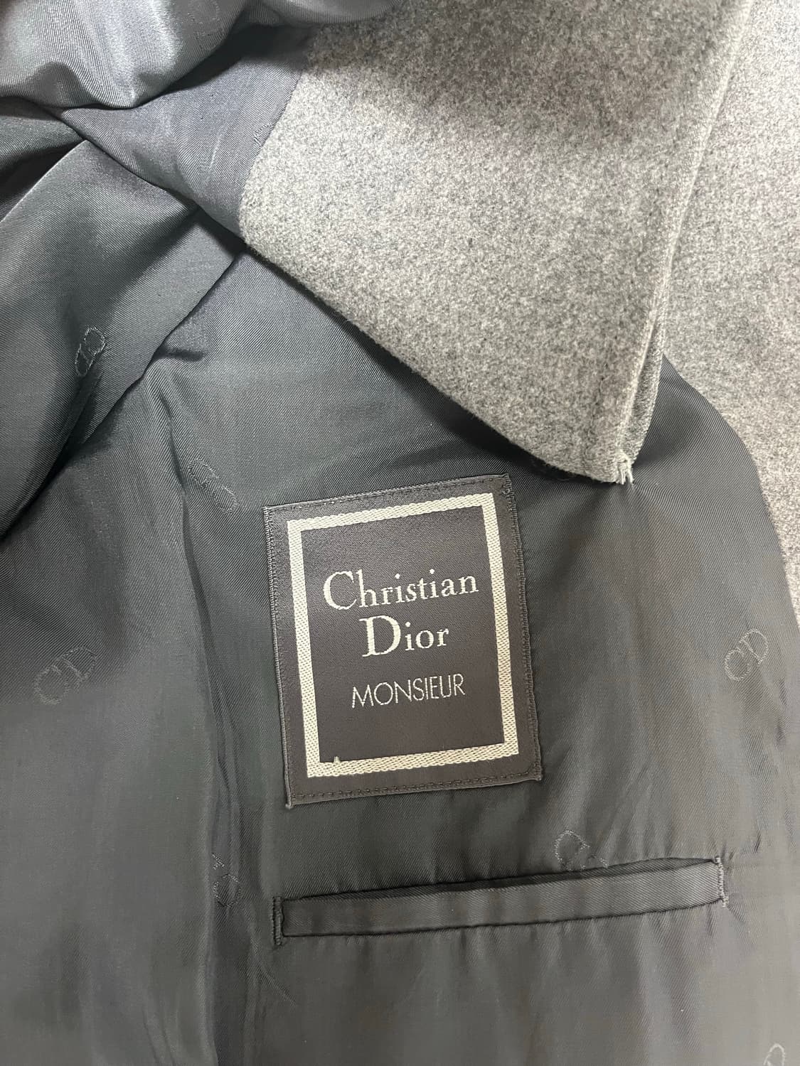 크리스챤 디올 울 그레이 더블 브레스트 셋업 상품이미지6