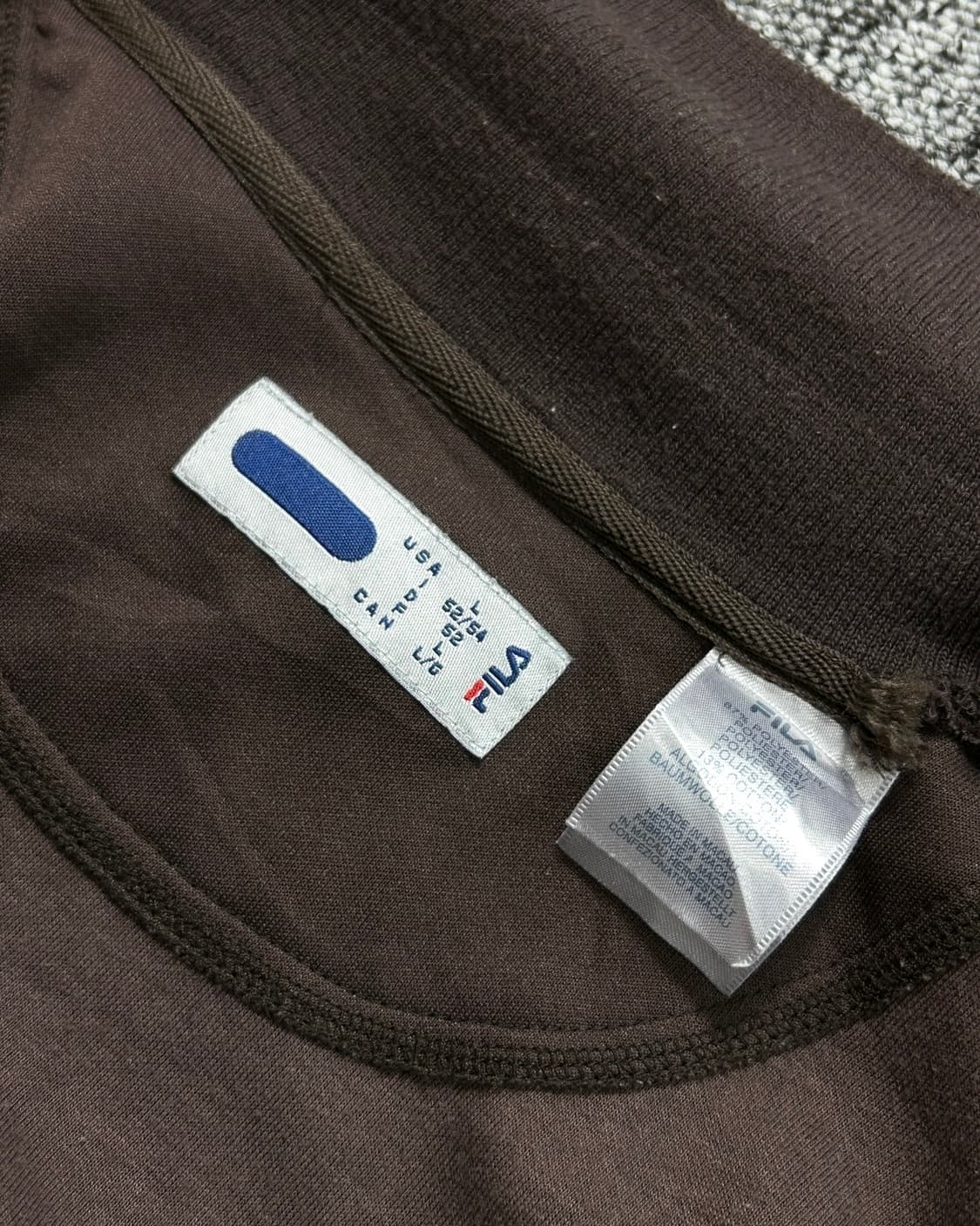 휠라 브라운 베이지 트레이닝 트랙탑 져지 상품이미지7