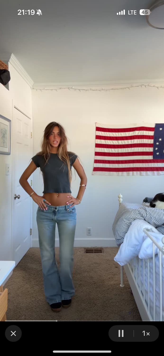 Motel rocks low rise jeans 모텔락스 로우라이즈 바지 상품이미지5