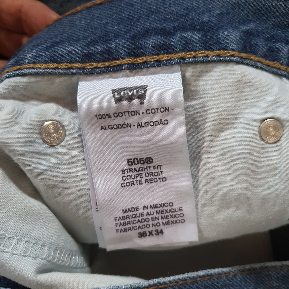 리바이스 505 빈티지 데님 팬츠 No.50 상품이미지6