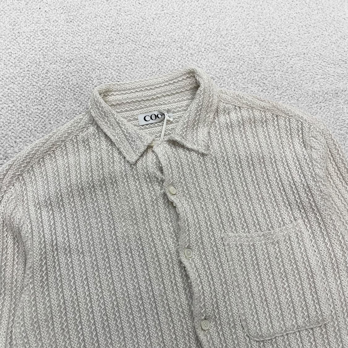 쿠어 Coor 크로셰 반팔 셔츠 상품이미지2