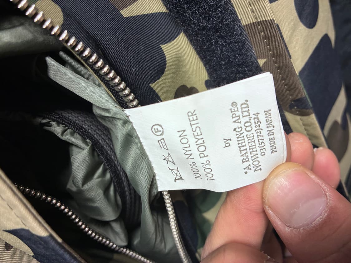 베이프 스노우보드 자켓 녹계 m 상품이미지5