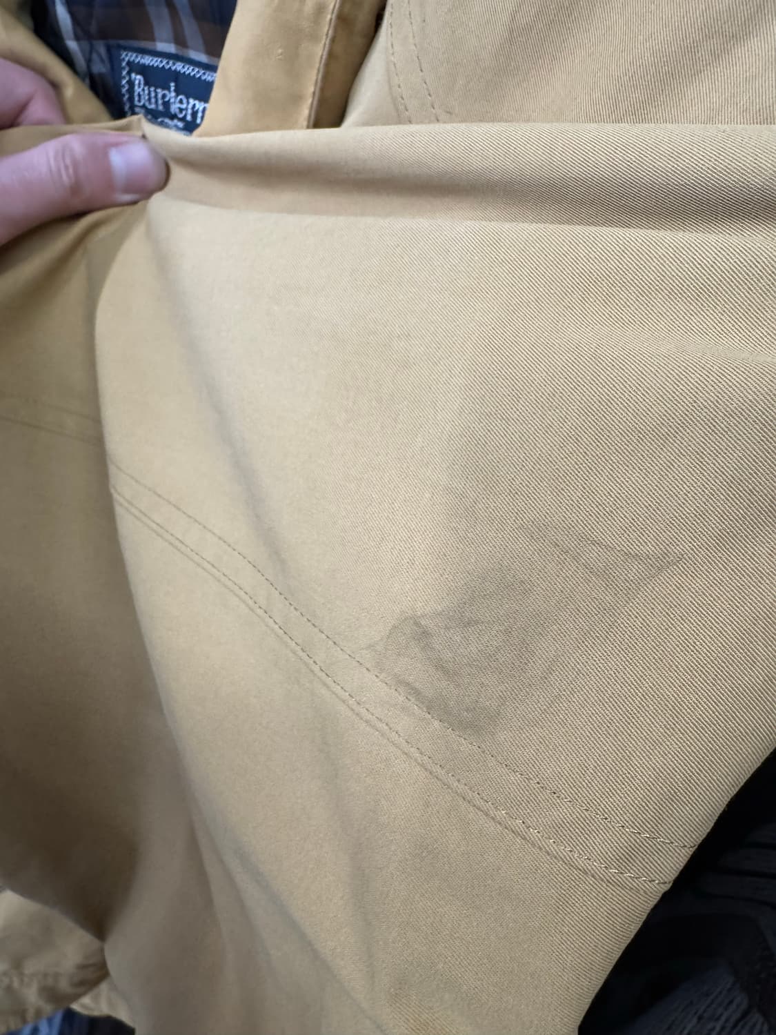 90s 버버리 코치자켓 집업 노바체크 패턴 내피 포인트 옐로우 상품이미지10