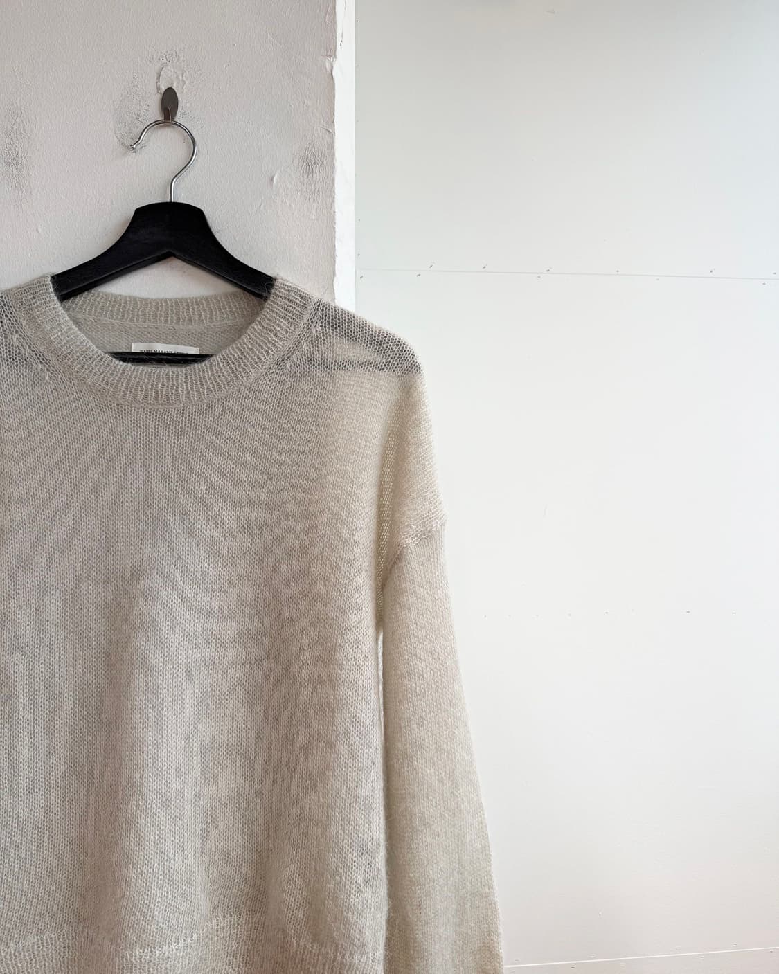 이자벨마랑 아이보리 모헤어혼방 니트  상품이미지5