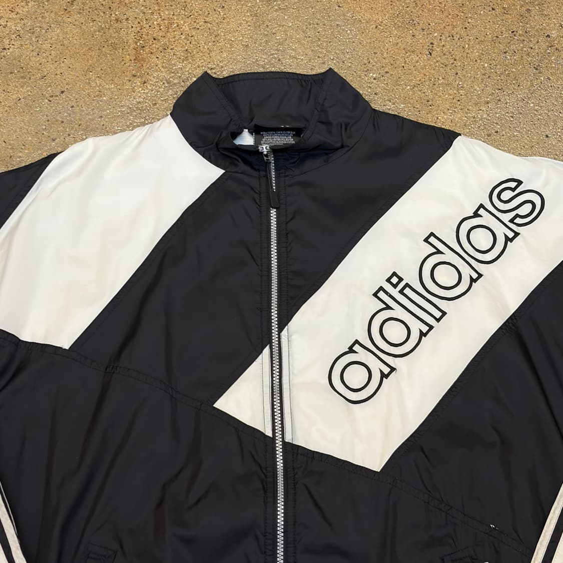 레어 90s USA 빈티지 아디다스 빅삼선 바람막이 상품이미지3