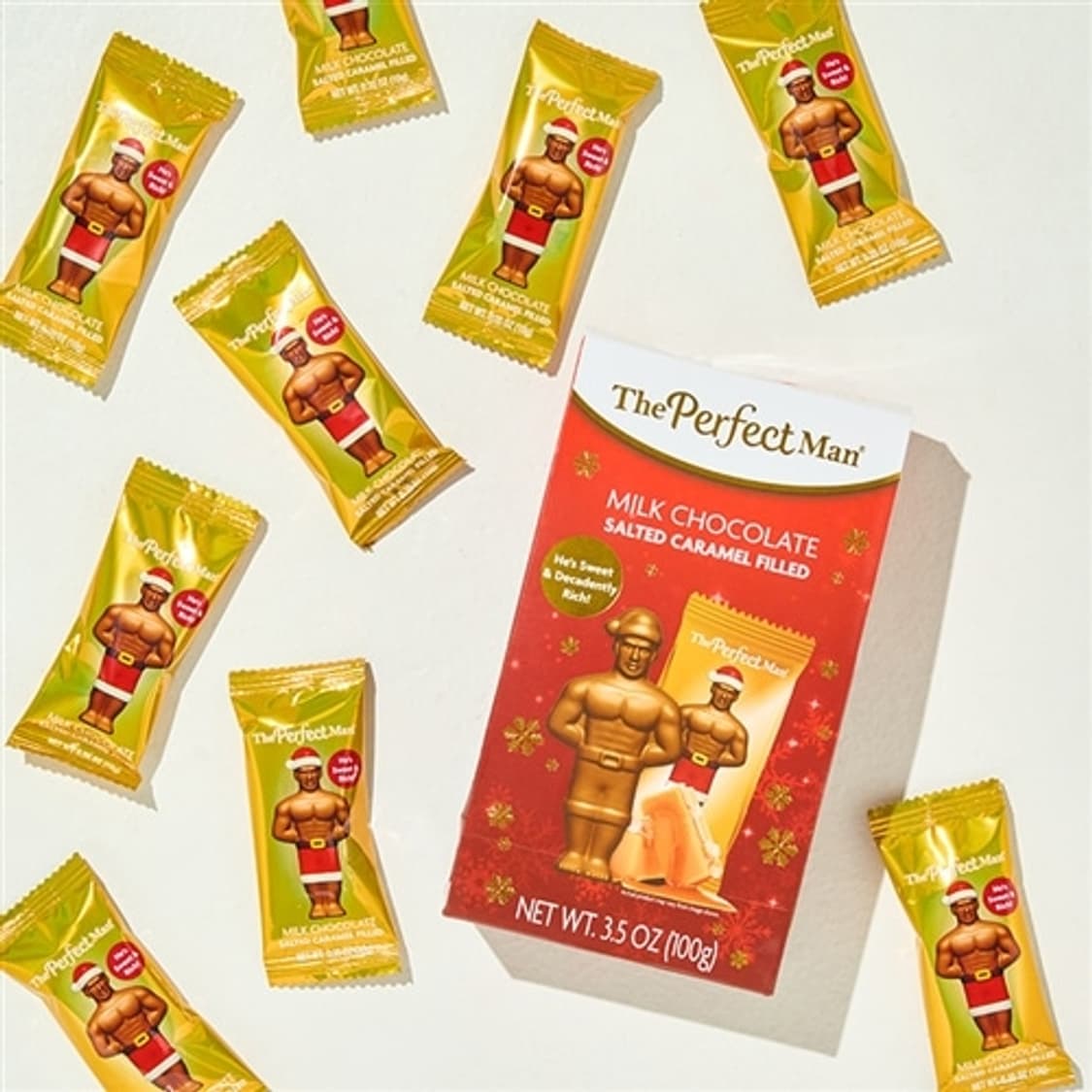 The Perfect Man 밀크 초콜렛 솔티드 카라멜 100g 새상품 상품이미지1