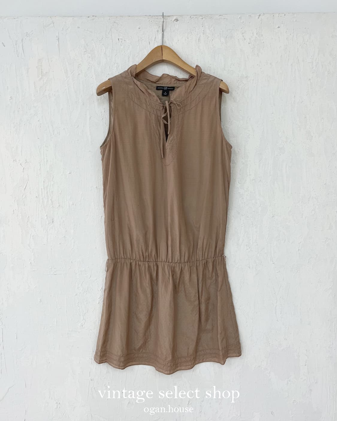 vintage GAP dot layered dress 상품이미지6