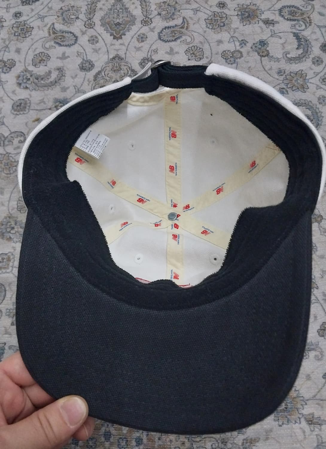 뉴발란스 화이트/블랙 볼캡 상품이미지6