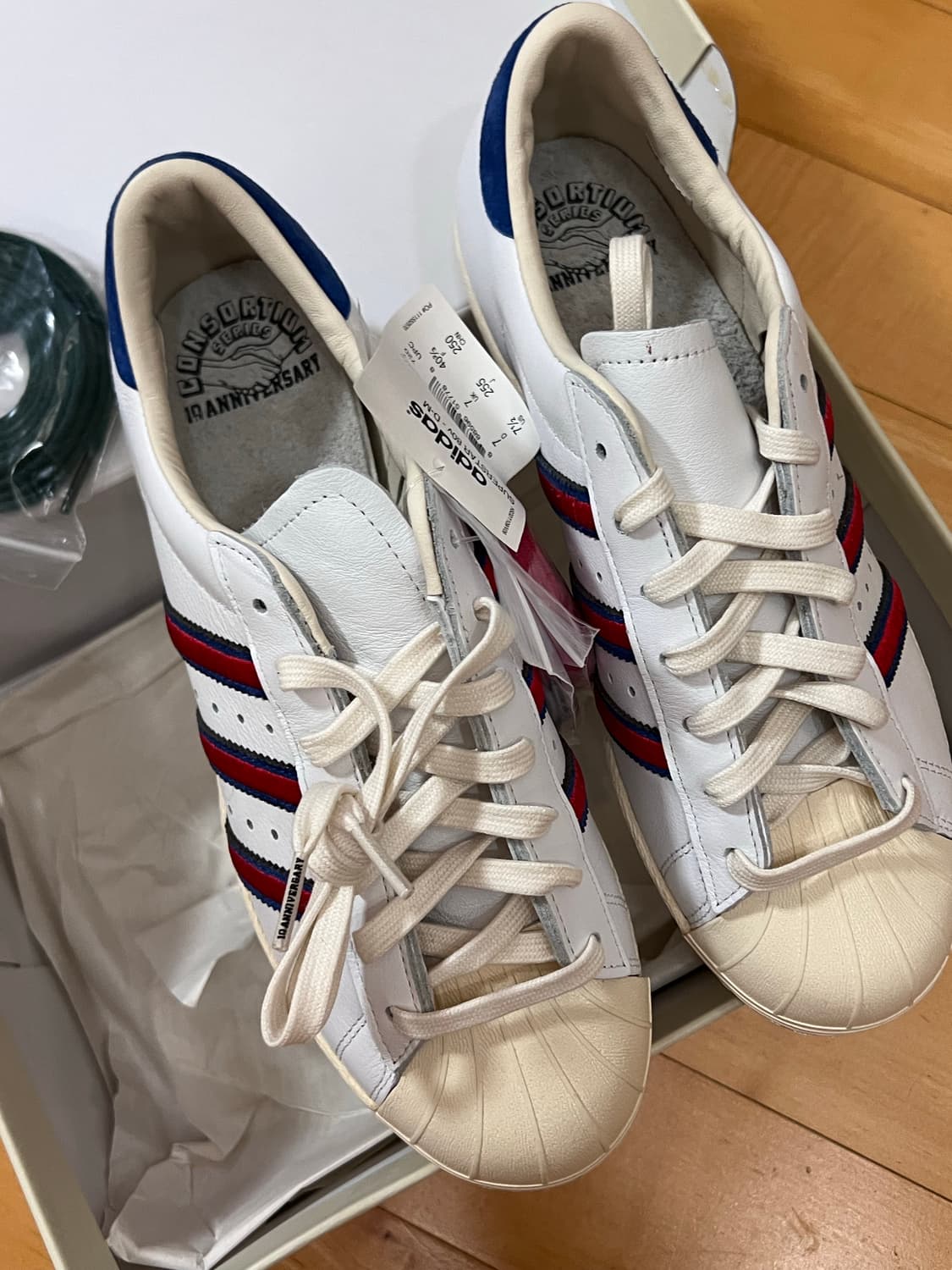 아디다스 수퍼스타 d-mop 255 미착용 색상품 상품이미지5