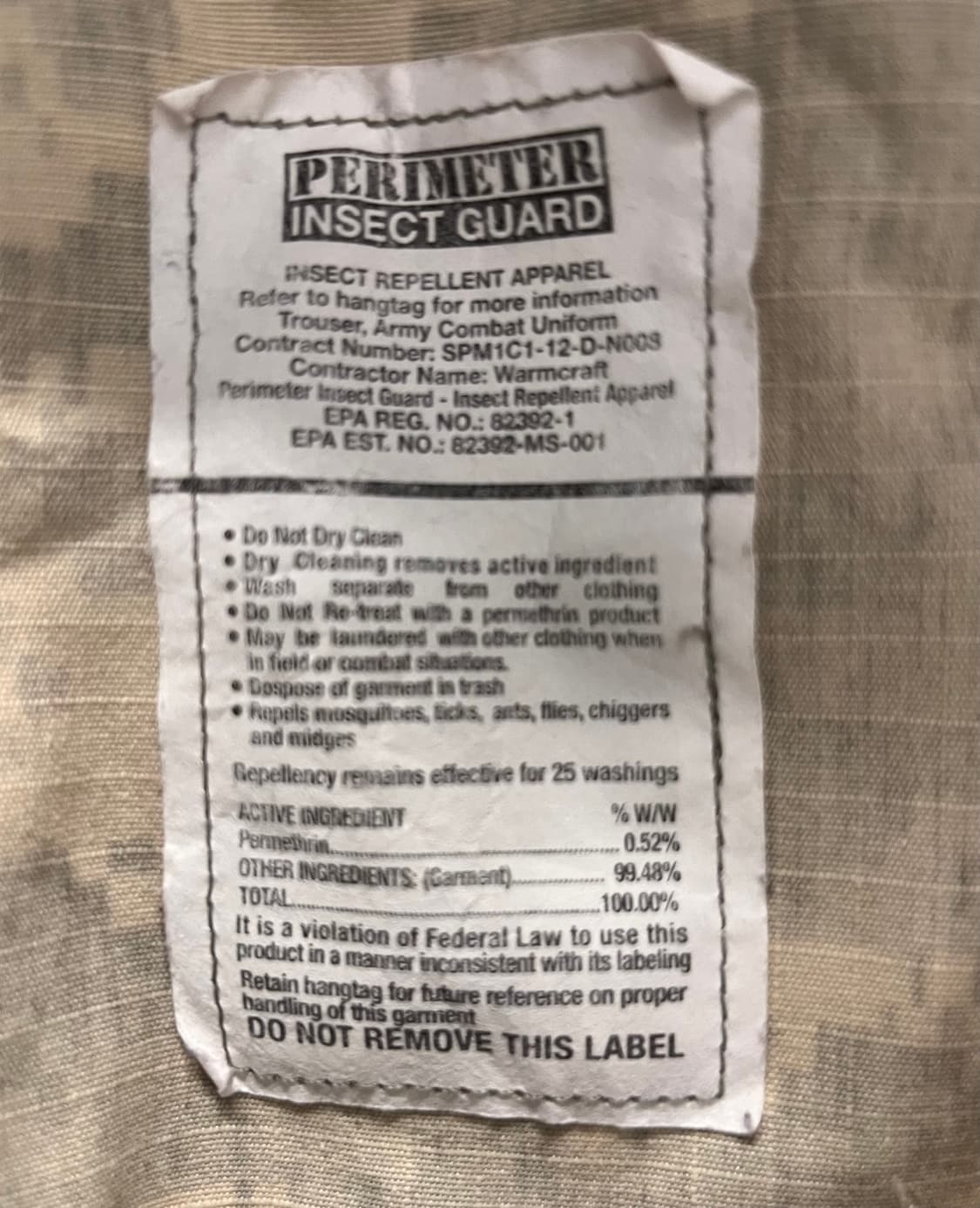 미군 ACU 밀리터리 카고 팬츠 상품이미지6