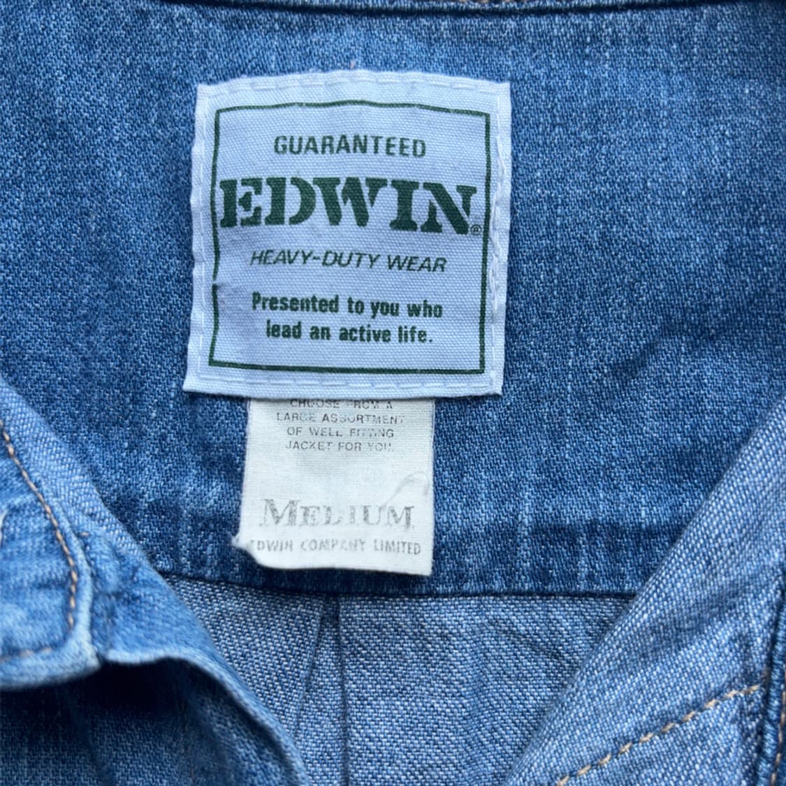Edwin Japan Denim Work Shirt 상품이미지8