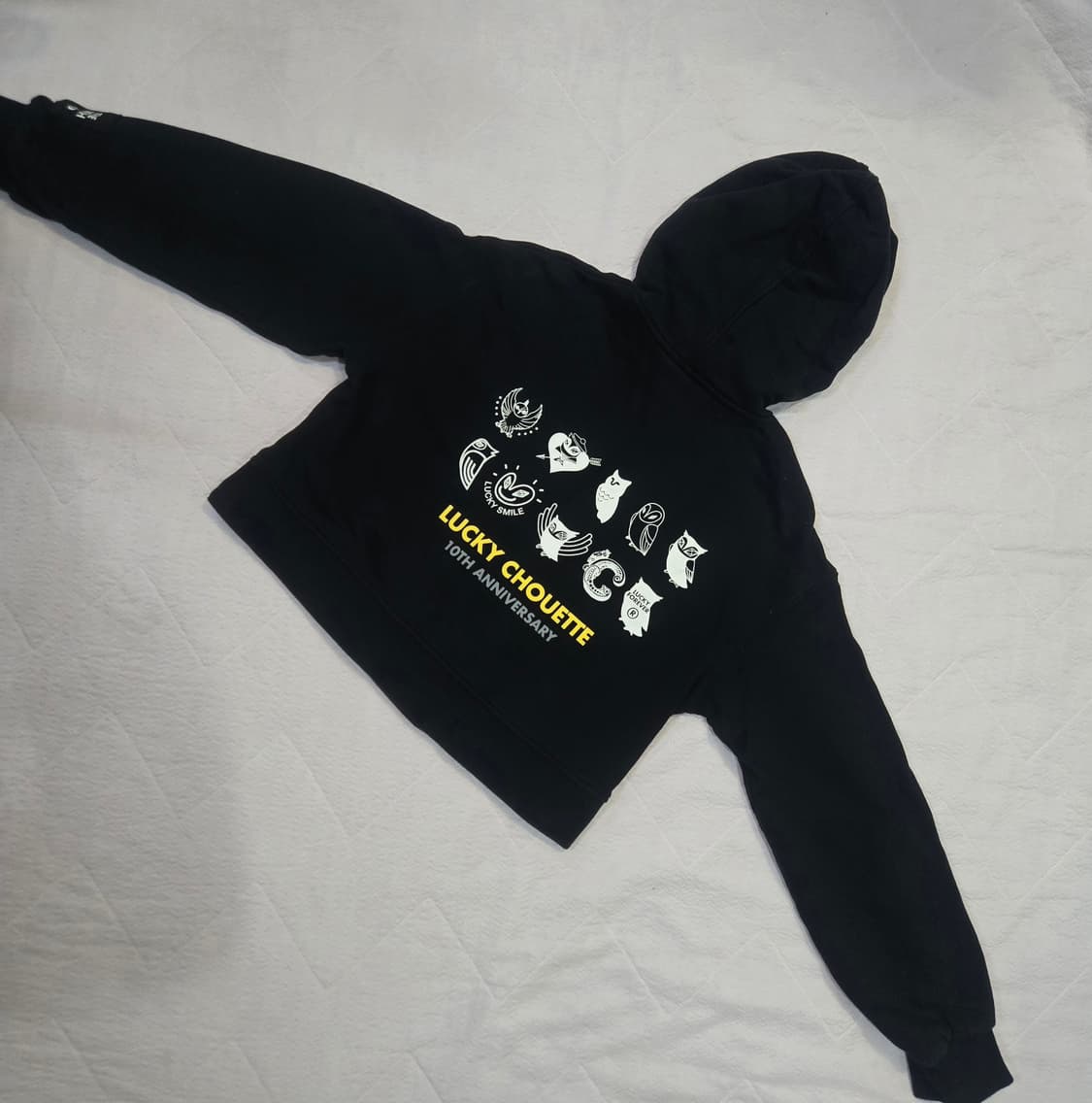 럭키슈에뜨 크롭 후드티  상품이미지2