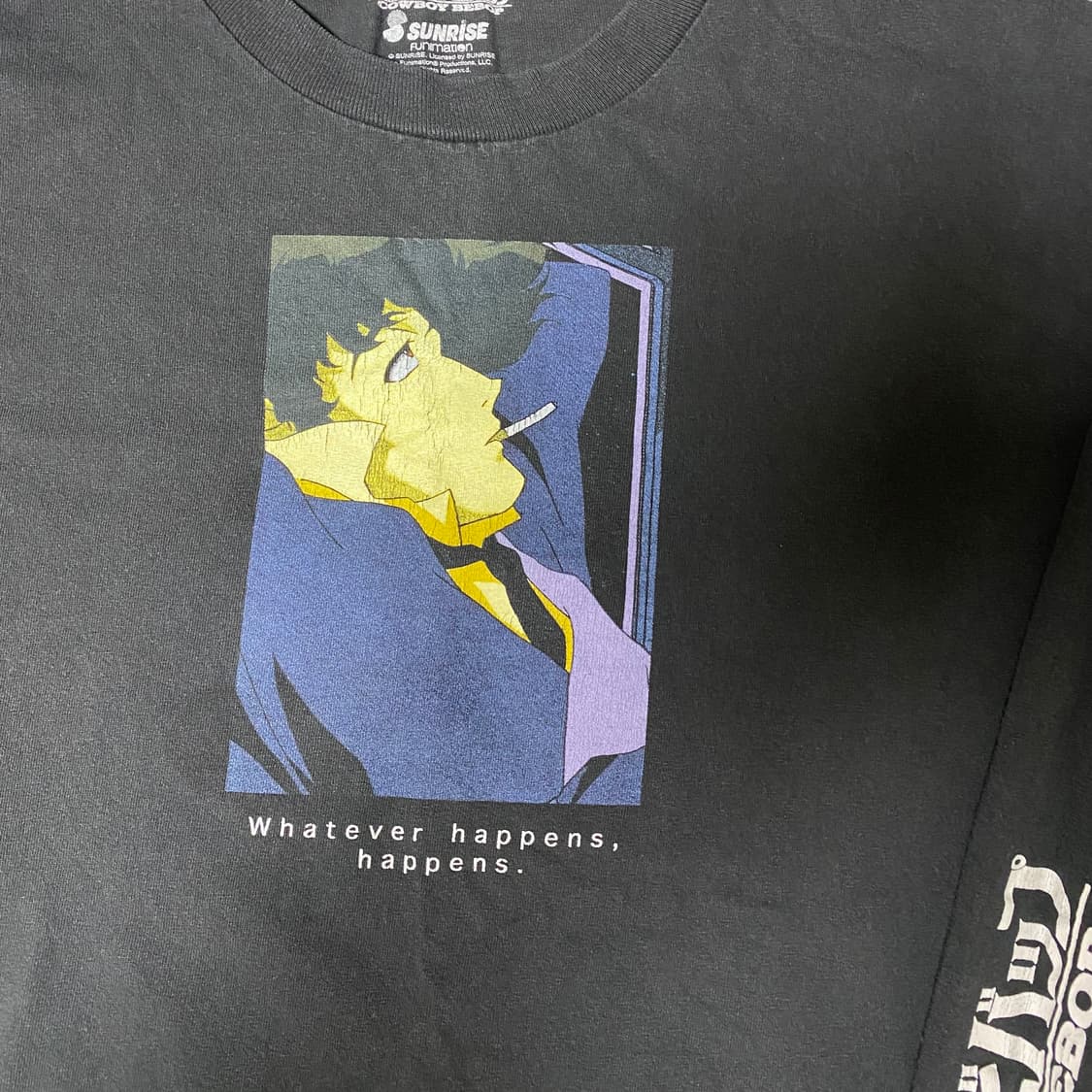 카우보이비밥 블랙 롱슬리브 오피셜 XL 상품이미지2