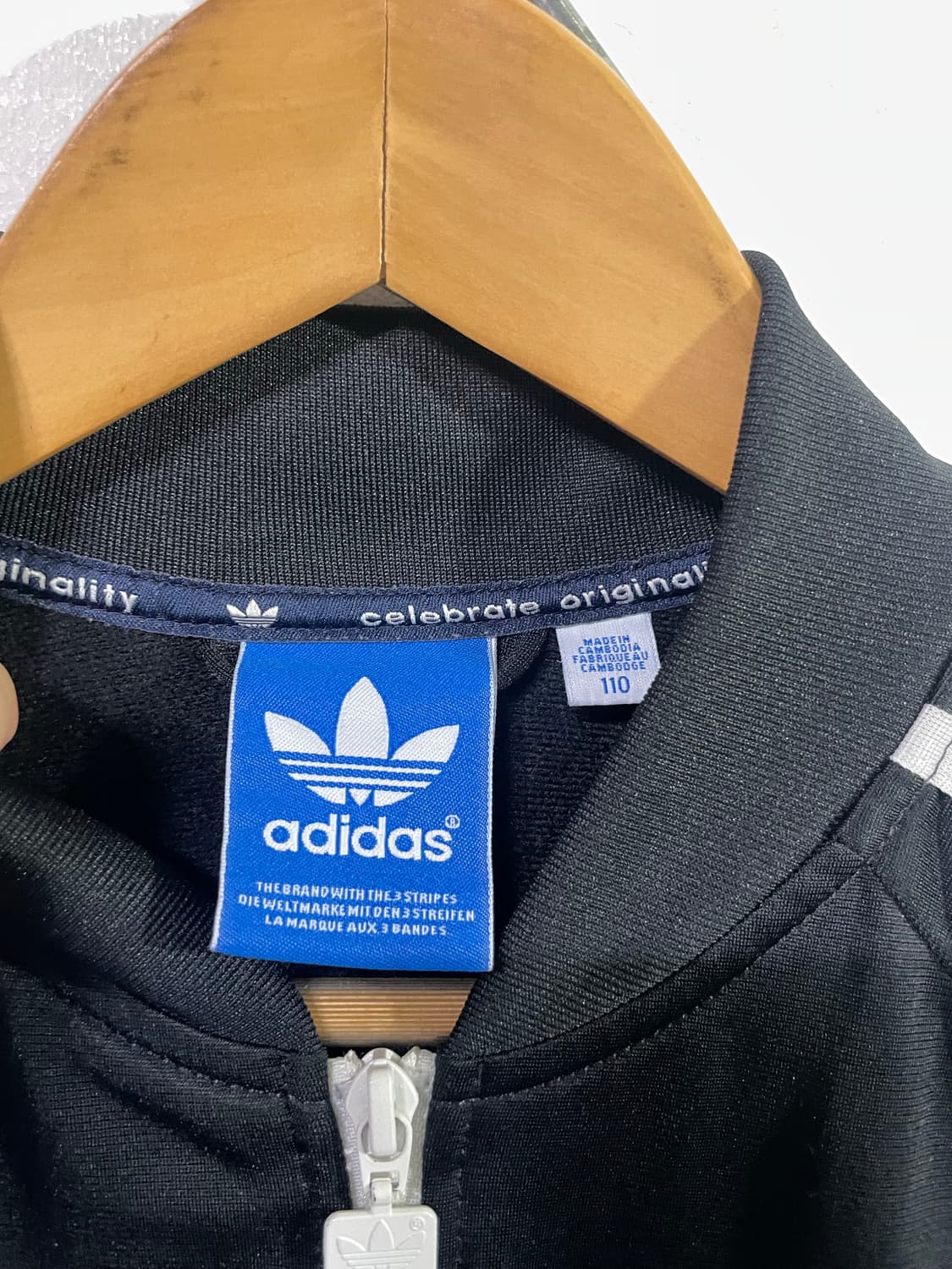 아디다스 파이어버드 트랙탑 져지 자켓 화이트 110 사이즈 상품이미지4