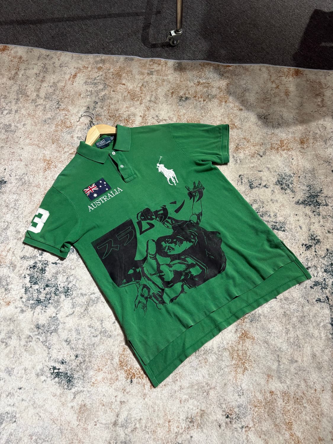 폴로 빅포니 오스트렐리아 슬램덩크 커스텀 카라 반팔 티셔츠 상품이미지1