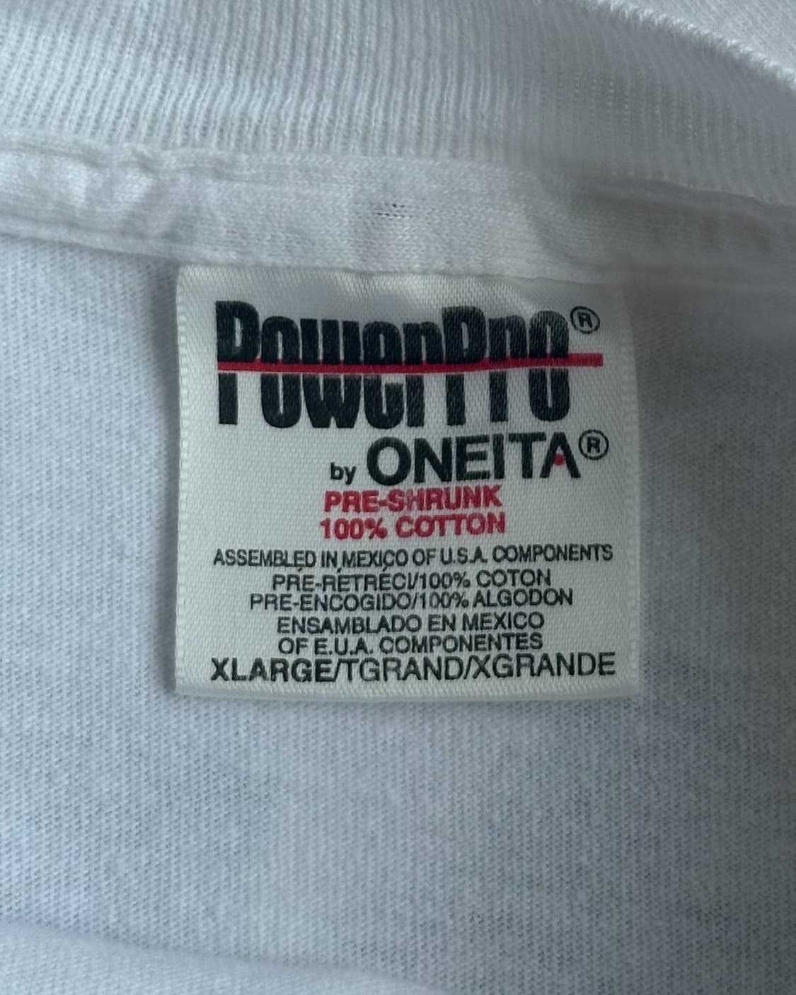 파워 프로 바이 오니타 90’s 싱글 스티치 티셔츠 상품이미지8