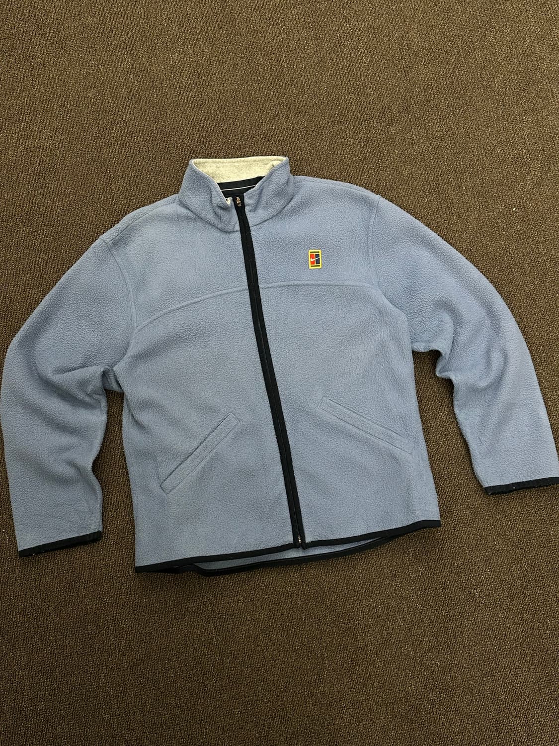 M)나이키 빈티지 여성 헤리티지 테니스 플리스 집업 상품이미지3