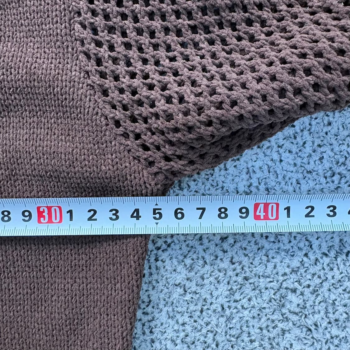 S 새상품 자라 메쉬 펀칭 니트 원피스 0428J 상품이미지6