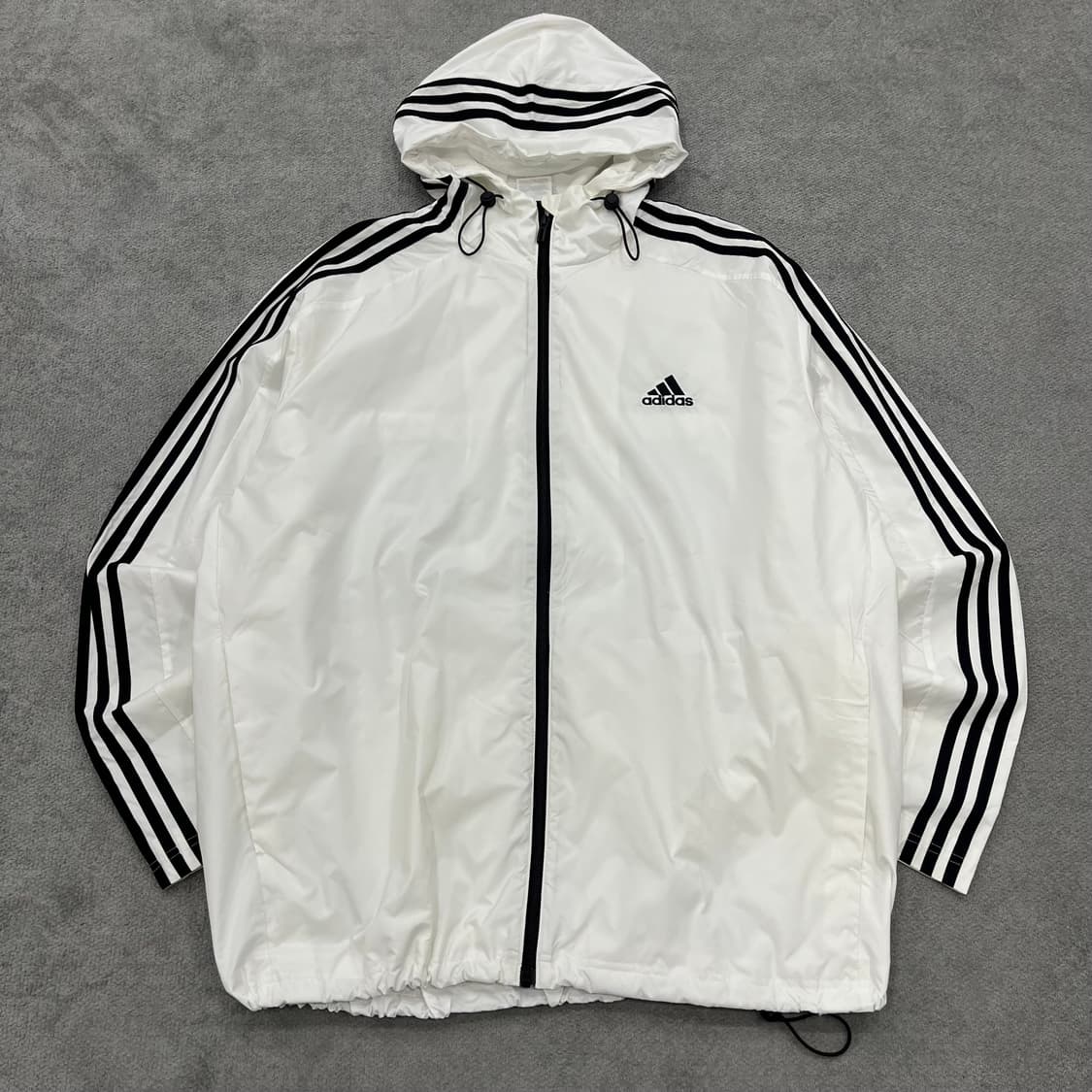 2XL 아디다스 삼선 후드 바람막이 상품이미지1