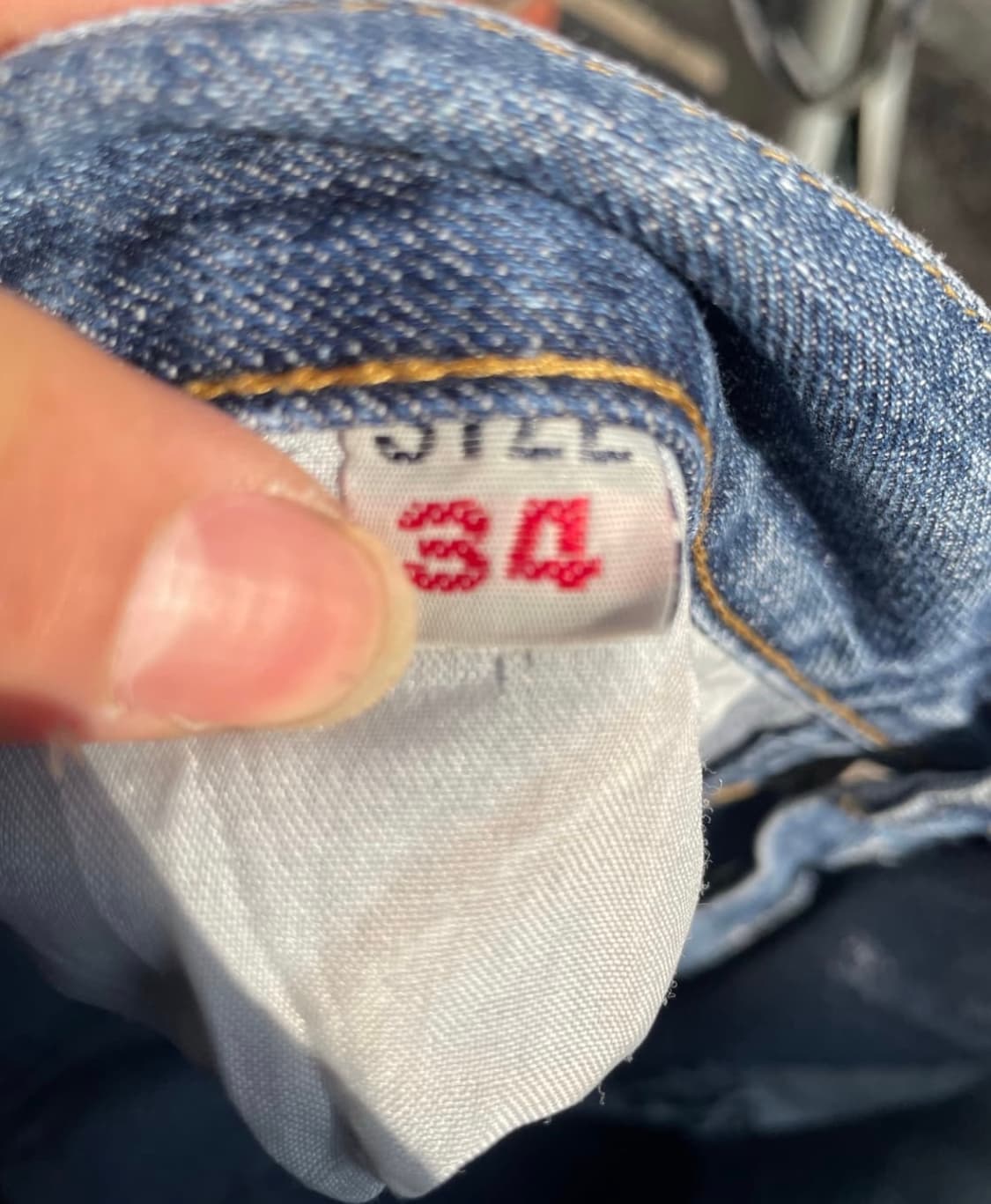 Vintage Armani Jeans Boots Cut Denim 상품이미지9