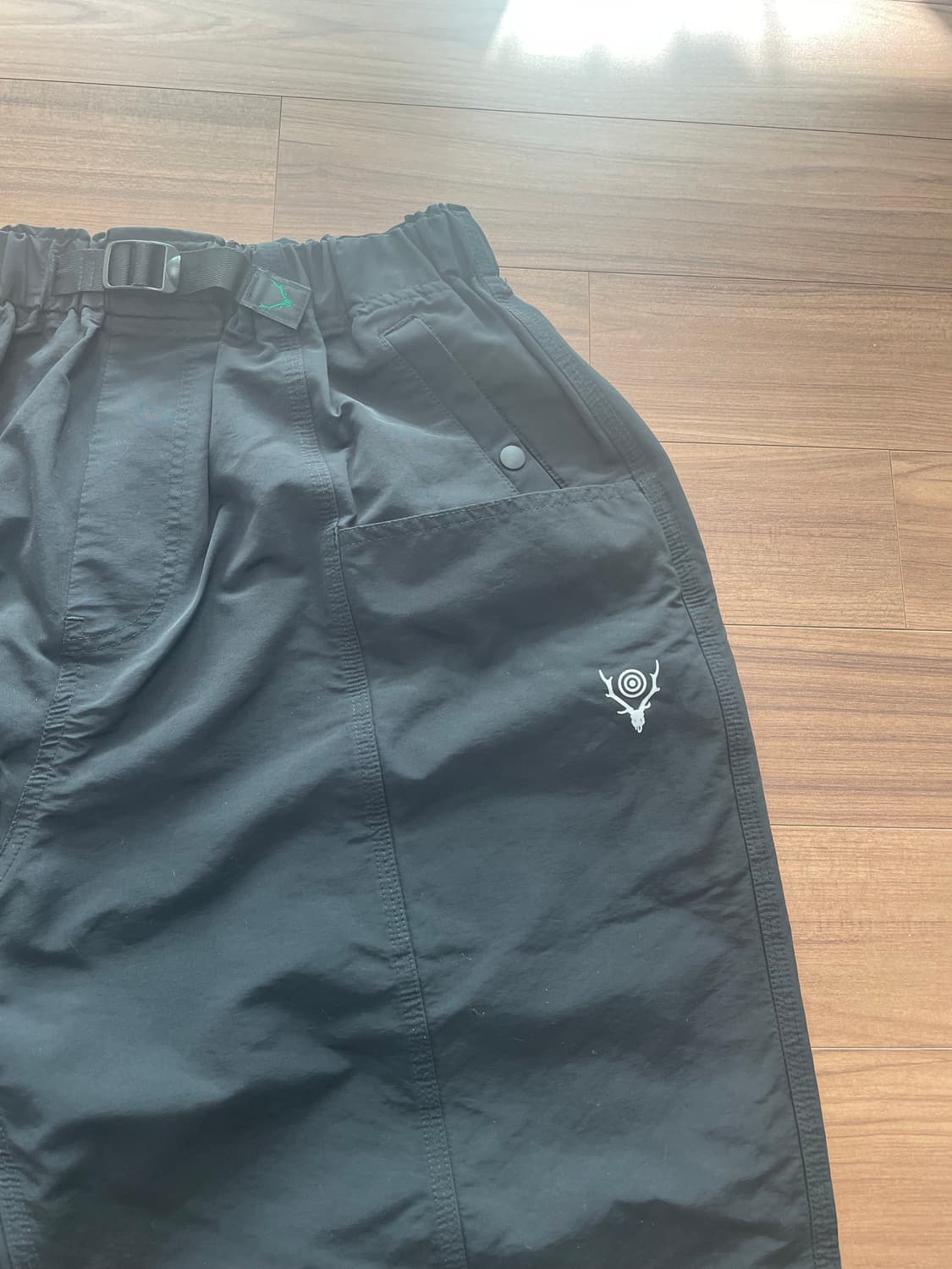 south2 west8 남이서팔 벨티드 팬츠 블랙 s 상품이미지2